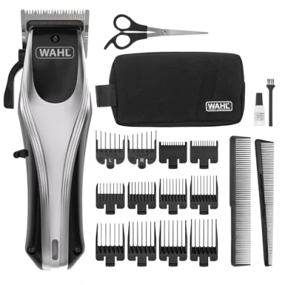 Imagen de Wahl Rapid Clip, cortapelos para hombre, recargable, de iones litio, calidad profesional, sin cable, cortos