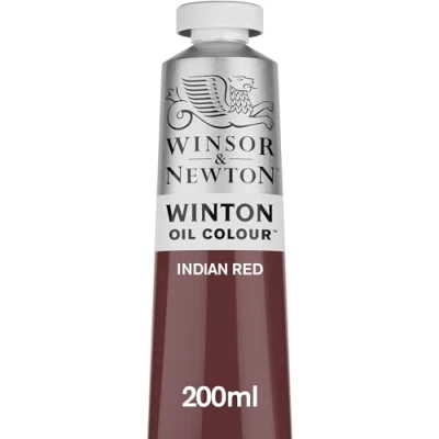 Imagen de Winsor &amp; Newton Winton Tubo De Pintura Al Óleo, 200 ml, Rojo Indio