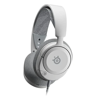 Imagen de Auriculares gaming SteelSeries Arctis Nova 1P White, Alámbrico, Multiplataforma, Audio espacial 360, Blanco