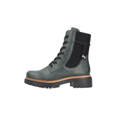 Imagen de Rieker 72637, Botas con Cordones Mujer, Verde, 40 EU