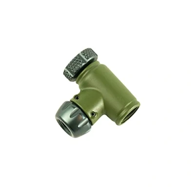 Imagen de SILCA Regulador de Co2 EOLO IV Diseño Compacto con válvula Control Tornillo Giratorio Compatible Presta y Schrader Cartucho roscado Universal Gris Verde Pequeño