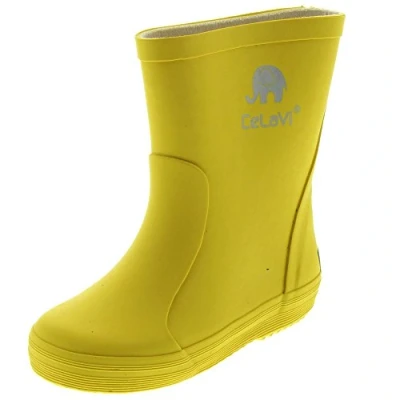Imagen de CeLaVi Basic Wellies, Botas de Lluvia Unisex Niños, Amarillo, 27 EU