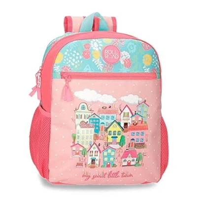 Imagen de Roll Road My little town Mochila Preescolar Adaptable a Carro Rosa 27x33x11 cms Poliéster 9,8L