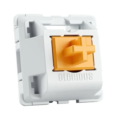 Imagen de Glorious Gaming 36 switches para teclado mecánico Panda (táctiles) Aptos teclados y numéricos GMMK, golpe seco, recorrido fluido, moldes INVYR, 49 g de acción, soporte 3 pines Engrasados