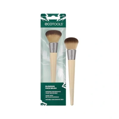 Imagen de EcoTools Blending Face Makeup Brush, For Liquid &amp; Cream Foundation, Bronzer, Blush, Multipurpose Dense, Synthetic Bristles, Eco Friendly, Cruelty Free Vegan, 1 Count