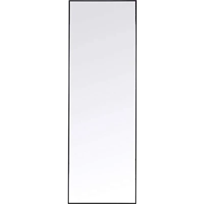 Imagen de Kare Design espejo Bella, 130x30cm, negro, aluminio,meal, rectangular, sala de estar