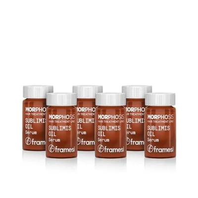 Imagen de Framesi New Morphosis Hair Treatment Line Sublimis Oil Serum 6 x 15 ml