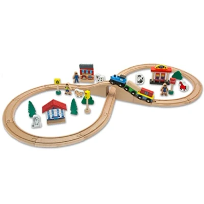 Imagen de Teorema 40505 Allegro Pista tren de madera, 40 unidades) , color/modelo surtido