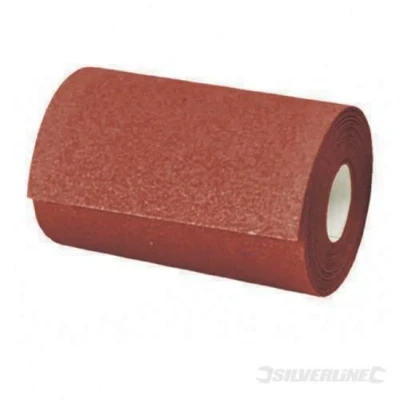 Imagen de Silverline Tools 708199 Rollo de lija óxido aluminio 5 m (5 m, Grano 120)
