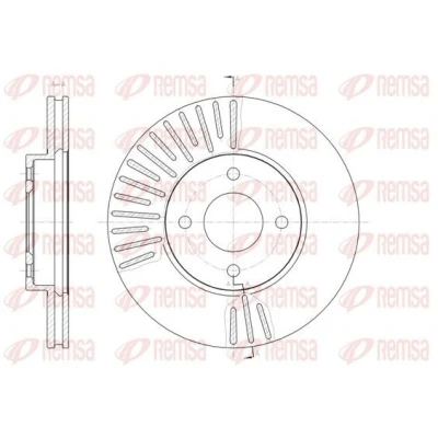 Imagen de REMSA 61467.10 Disco de freno Eje delantero 259,7, 259,7 22 4 ventilado NISSAN: Note II Hatchback, MICRA