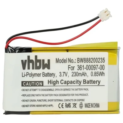 Imagen de vhbw Batería Compatible con Garmin Approach S60, S62 smartwatch, Reloj de Actividad (230 mAh, 3,7 V, Li Poli) + Herramientas