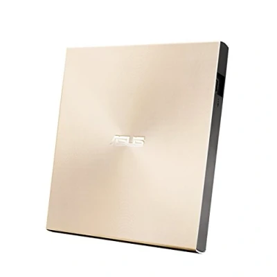 Imagen de ASUS ZenDrive U9M SDRW 08U9M U Unidad de Disco óptico (8X, USB Tipo C + A, Compatible con Mac, 13.9 mm ultradelgada, compatibilidad M Disc, encriptación Disco, E Green, Media), Oro