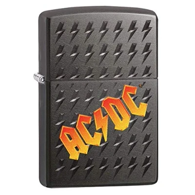 Imagen de Zippo Encendedor de Bolsillo Unisex Gris AC/DC, Talla única (49014)