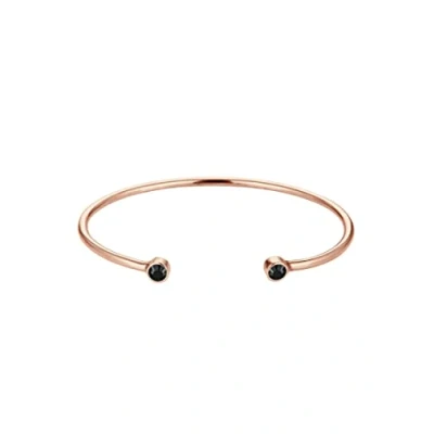 Imagen de Elli Pulseras Mujeres brazalete Geo Minimal con cristales en plata de ley 925
