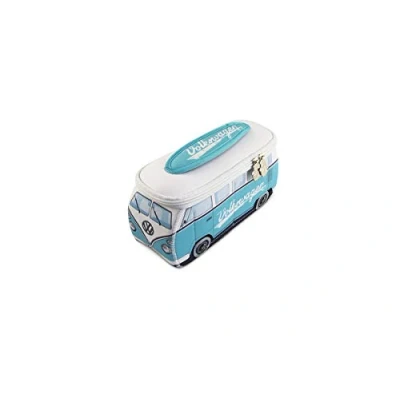 Imagen de BRISA VW Collection Volkswagen Bolsa de Maquillaje cosmético sartículos tocador Neopreno T1 Camper Bus (Turquesa/Pequeña)