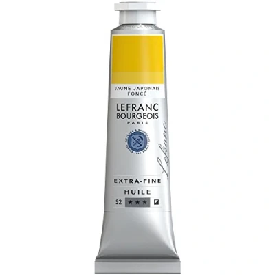Imagen de Lefranc Bourgeois Óleo Extra Fino 40ml Tubo de pintura, Amarillo Japonés Oscuro