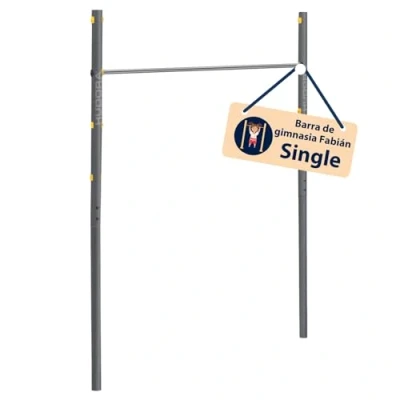 Imagen de HUDORA Barra de gimnasia Fabian Standard/Pro simple/doble para niños y adultos ajustable en 4 posiciones altura fitness resistente exteriores hasta 100 kg