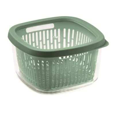 Imagen de Snips, Aroma Keeper Recipiente guarda Alimentos, 1,50 Lt, Botes Cocina Almacenaje 17,5 x 10 cm, Envase Alimentos con Rejilla interior, Verde, Made in Italy, 0% sin BPA ni ftalatos