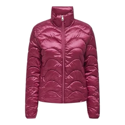 Imagen de ONLY Onlvega Wave Quilted Jacket CC Otw Chaqueta amortiguadora, Granita, M para Mujer