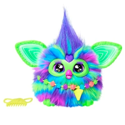 Imagen de Furby Galaxie, peluche activée par la voix brille dans le noir, jouets interactifs, des 6 ans
