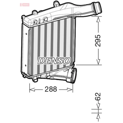 Imagen de Radiador de aire admisión DENSO DIT28019