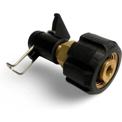 Imagen de M&amp;M Smartek Adaptador de alta presión para conector manguera, convertidor limpiador compatible con/como Kärcher, Black &amp; Decker, Nilfisk G1/4&quot; o con M22 IG (opción B