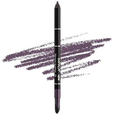 Imagen de Impala Lápiz de Ojos Waterproof con Silicona Color Mate Morado Nº 23 Trazo Definido o Efecto Difuminado Textura Cremosa Fácil Aplicar Intenso Duradero y Resistente al Agua