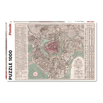 Imagen de Piatnik Puzzle de 1000 Piezas, diseño Viena 1824, Color Verde (5594)