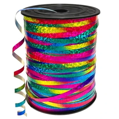 Imagen de XIKAYA Cinta Regalo 450m x 5mm para Globos Decorativa Manualidades, Globos, Envolver Regalos, Navidad, Cumpleaños