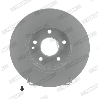 Imagen de FERODO PREMIER Coat+ disc DDF540C Disco de freno 284 12 5 macizo revestido con tornillos MERCEDES BENZ: Clase C Berlina