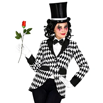 Imagen de W WIDMANN MILANO Party Fashion Disfraz de arlequín, frac, payaso, circo, fiesta temática, carnaval