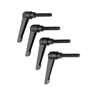 Imagen de QWORK 4 Piezas M8*40mm Manija de Sujeccion con Perno Rosca Macho, Manijas Ajustables para Posicionar y Apretar Equipos Mecánicos