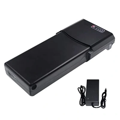 Imagen de con cargador de batería para bicicleta eléctrica, 36 V, 12 Ah, litio compatible sistema accionamiento Bafang o Ansmann (36 V9 Ah)