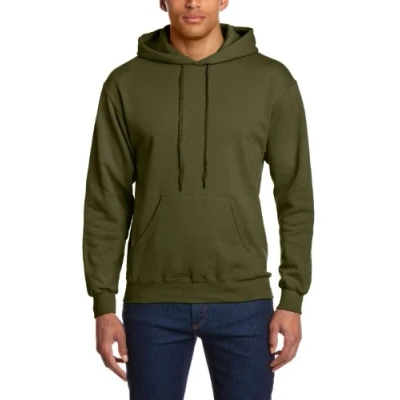 Imagen de Fruit of the Loom 12208B, Sudadera con Capucha Para Hombre, Verde oliva (Classic Olive), Large