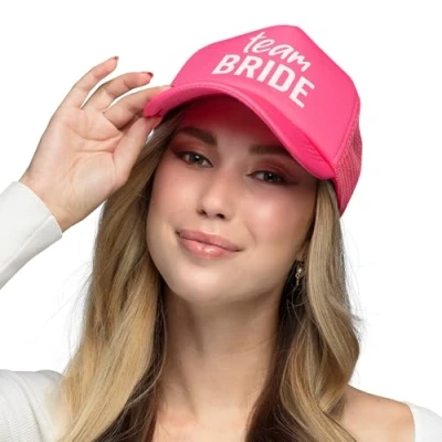 Imagen de Boland 01427 Gorra Team Bride, sombrero para JGA, carnaval y fiesta temática, boda, novia