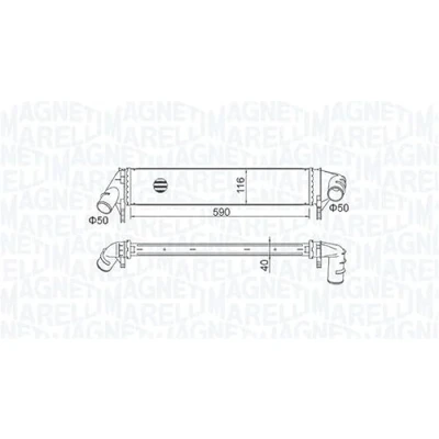 Imagen de MAGNETI MARELLI 351319205260 Intercooler DACIA: Duster SUV, Sandero I
