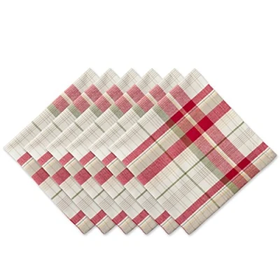 Imagen de DII Orchard Juego de 6 servilletas a Cuadros, 20 x Pulgadas (Juego 6)