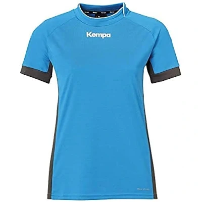 Imagen de kempa Prime Shirt Women Camiseta De Balonmano para Mujer, Azul/Antracita, XL