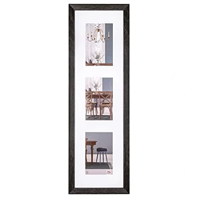Imagen de walther design EF338VD Marco de madera Fiorito, Galería, 3X 13x18 cm, gris oscuro
