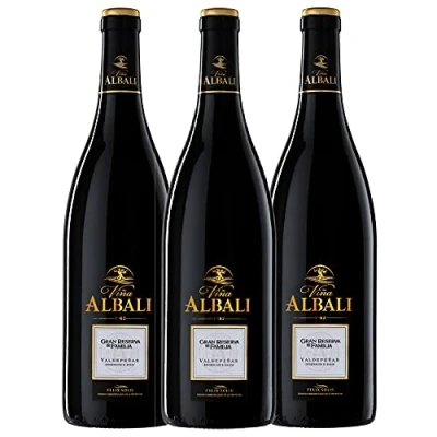 Imagen de Viña Albali Vino Tinto Autor GRAN RESERVA &quot;FAMILIA&quot; Paquete de 3 x 750 ml Total: 2250