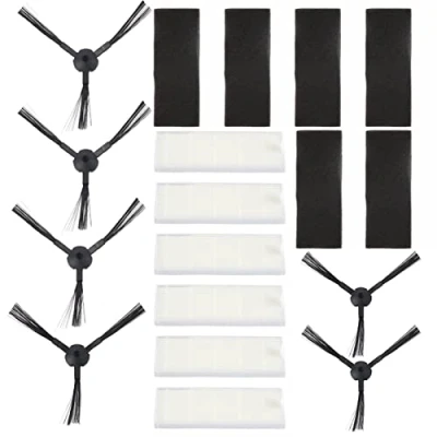 Imagen de Filtros Robot Aspirador Hoover Recambios Cepillos Aspiradora Silvercrest Ilife a6 Accesorios de Repuesto Para El Kit Laterales a4 a4s