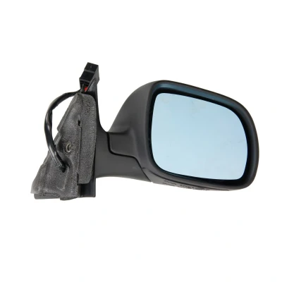 Imagen de espejo retrovisor Tyc 302 0011 derecha para ajuste elect. espejo, convexo, tintado en azul, calefactable, caja pequeña de AUDI: A4 B5 Avant