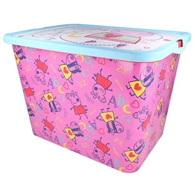 Imagen de Stor Caja Click 23 L. Peppa Play Cool, Negro, Mediano