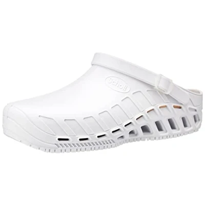 Imagen de Scholl Clog Evo, Zuecos Sanitarios Profesionales, Unisex Adulto, Blanco, 45.5 EU