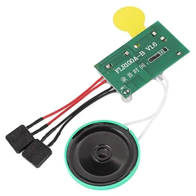 Imagen de Yunir Tarjeta de felicitación DIY Chip 120 Segundos Módulo Sonido Voz grabable para Cajas Regalo/Invitaciones
