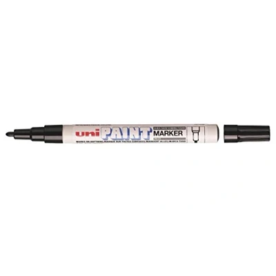 Imagen de Uni ball 182199 Rotulador Paint PX 21, punta redonda, 1 1,5 mm, fino, negro, unidad