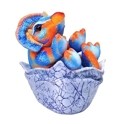 Imagen de Wild Republic Dinosauria, Color Bebé de Un Óvulo Tricera (24265)