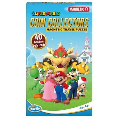Imagen de ThinkFun Coin Collectors Noble magnético Viajes y como Regalo. Un Juego de lógica no Solo para los Fans Super Mario, Color (76547)
