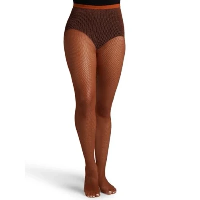Imagen de Capezio Professional Fishnet Seamless Tight Ceñidos, Beige, XL para Mujer