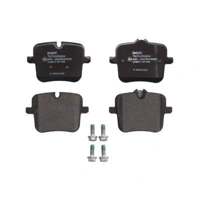 Imagen de DELPHI LP3617 Juego de pastillas freno preparado para indicador desgaste Chapa antichirridos con accesorios BMW: 5 Berlina, 7, X5